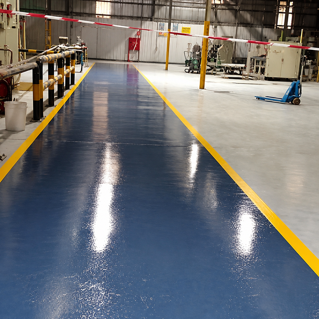 Epoxy Floor Finishing Work
