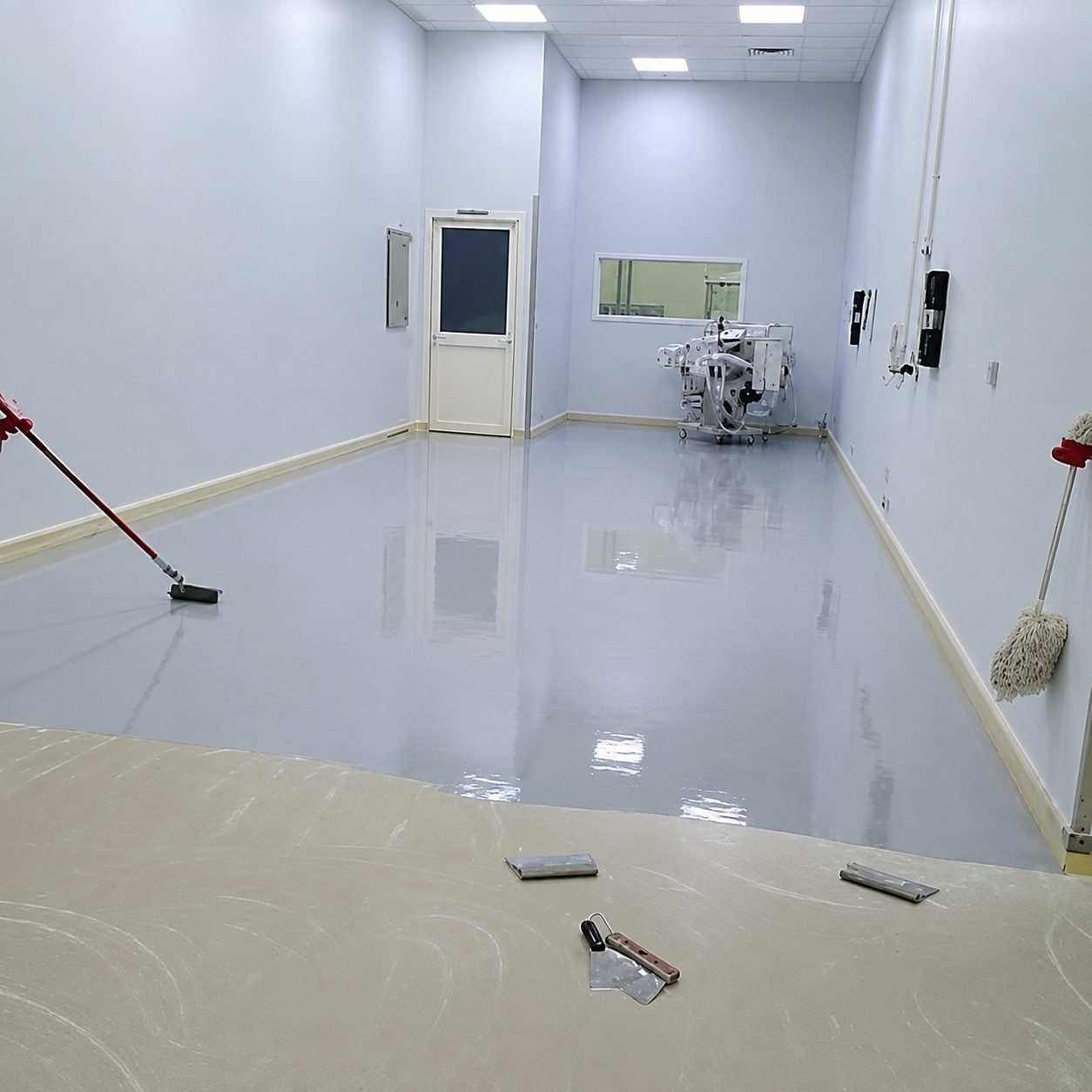 Epoxy Floor Finishing Work